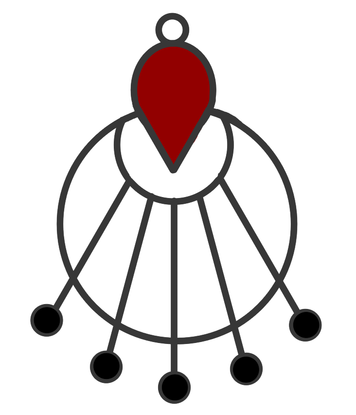 Suprematist pendant